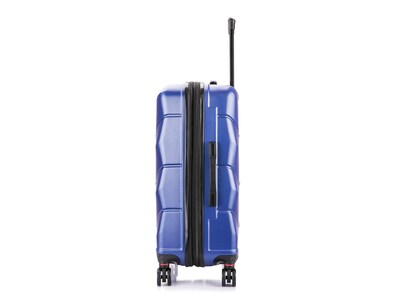 DUKAP Zonix 28.35" Hardside Suitcase, 4-Wheeled Spinner, Blue (DKZON00M-BLU)