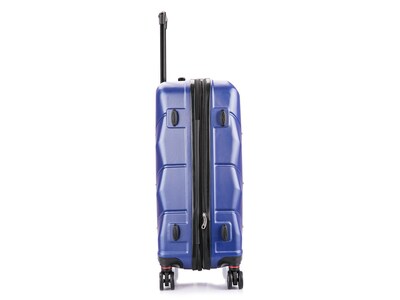 DUKAP Zonix 28.35" Hardside Suitcase, 4-Wheeled Spinner, Blue (DKZON00M-BLU)