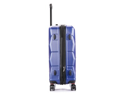 DUKAP Zonix 26" Hardside Suitcase, 4-Wheeled Spinner, TSA Checkpoint Friendly, Blue (DKZON00M-BLU)