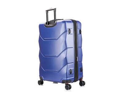 DUKAP Zonix 32.28" Hardside Suitcase, 4-Wheeled Spinner, Blue (DKZON00L-BLU)