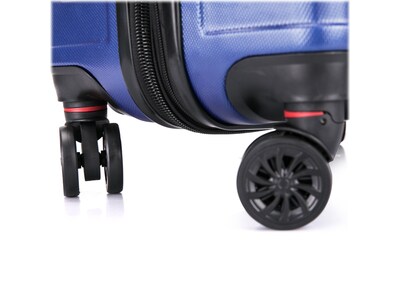 DUKAP Zonix 30" Hardside Suitcase, 4-Wheeled Spinner, Blue (DKZON00L-BLU)