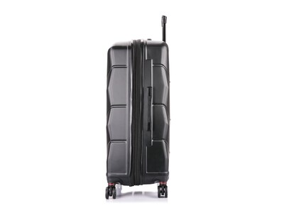 DUKAP Zonix 32.28" Hardside Suitcase, 4-Wheeled Spinner, Black (DKZON00L-BLK)