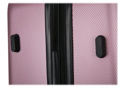 DUKAP Crypto 19.75" Hardside Carry-On Suitcase, 4-Wheeled Spinner, TSA Checkpoint Friendly, Rose Gold (DKCRY00S-ROS)