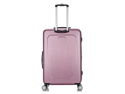DUKAP Crypto 27.5" Hardside Suitcase, 4-Wheeled Spinner, TSA Checkpoint Friendly, Rose Gold (DKCRY00M-ROS)