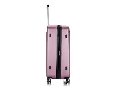 DUKAP Crypto 27.5" Hardside Suitcase, 4-Wheeled Spinner, TSA Checkpoint Friendly, Rose Gold (DKCRY00M-ROS)