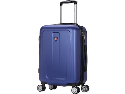 DUKAP Crypto 19.75 Hardside Carry-On Suitcase, 4-Wheeled Spinner, TSA Checkpoint Friendly, Blue (DK