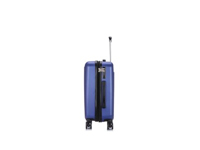 DUKAP Crypto 19.75 Hardside Carry-On Suitcase, 4-Wheeled Spinner, TSA Checkpoint Friendly, Blue (DK