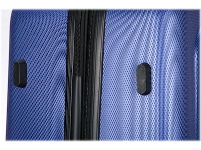 DUKAP Crypto 19.75" Hardside Carry-On Suitcase, 4-Wheeled Spinner, TSA Checkpoint Friendly, Blue (DKCRY00S-BLU)