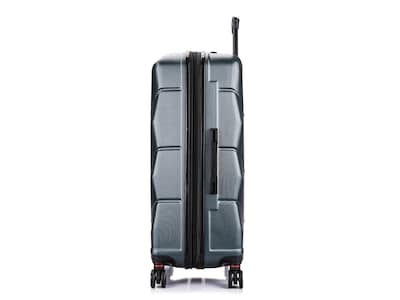 DUKAP Zonix Hardside Spinner Luggage Set, Green (DKZONSML-GRE)