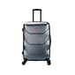 DUKAP ZONIX PC/ABS Plastic 4-Wheel Spinner Luggage, Green (DKZON00M-GRE)