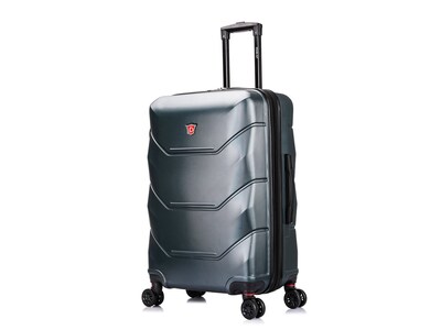 DUKAP Zonix 26 Hardside Suitcase, 4-Wheeled Spinner, TSA Checkpoint Friendly, Green (DKZON00M-GRE)