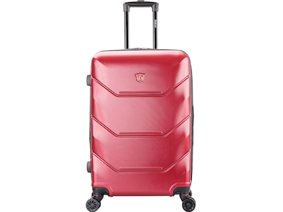 DUKAP Zonix 26 Hardside Suitcase, 4-Wheeled Spinner, TSA Checkpoint Friendly, Wine (DKZON00M-WIN)