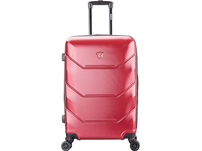 DUKAP Zonix 28.35 Hardside Suitcase, 4-Wheeled Spinner, Wine (DKZON00M-WIN)