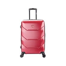 DUKAP ZONIX PC/ABS Plastic 4-Wheel Spinner Luggage, Wine (DKZON00M-WIN)