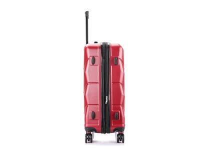 DUKAP Zonix 26" Hardside Suitcase, 4-Wheeled Spinner, TSA Checkpoint Friendly, Wine (DKZON00M-WIN)