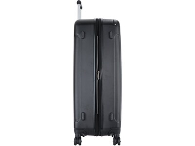 DUKAP Intely 32" Hardside Suitcase, 4-Wheeled Spinner, TSA Checkpoint Friendly, Black (DKINT00L-BLK)