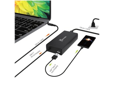 j5create USB-C Super Charger, Black (JUP2290)