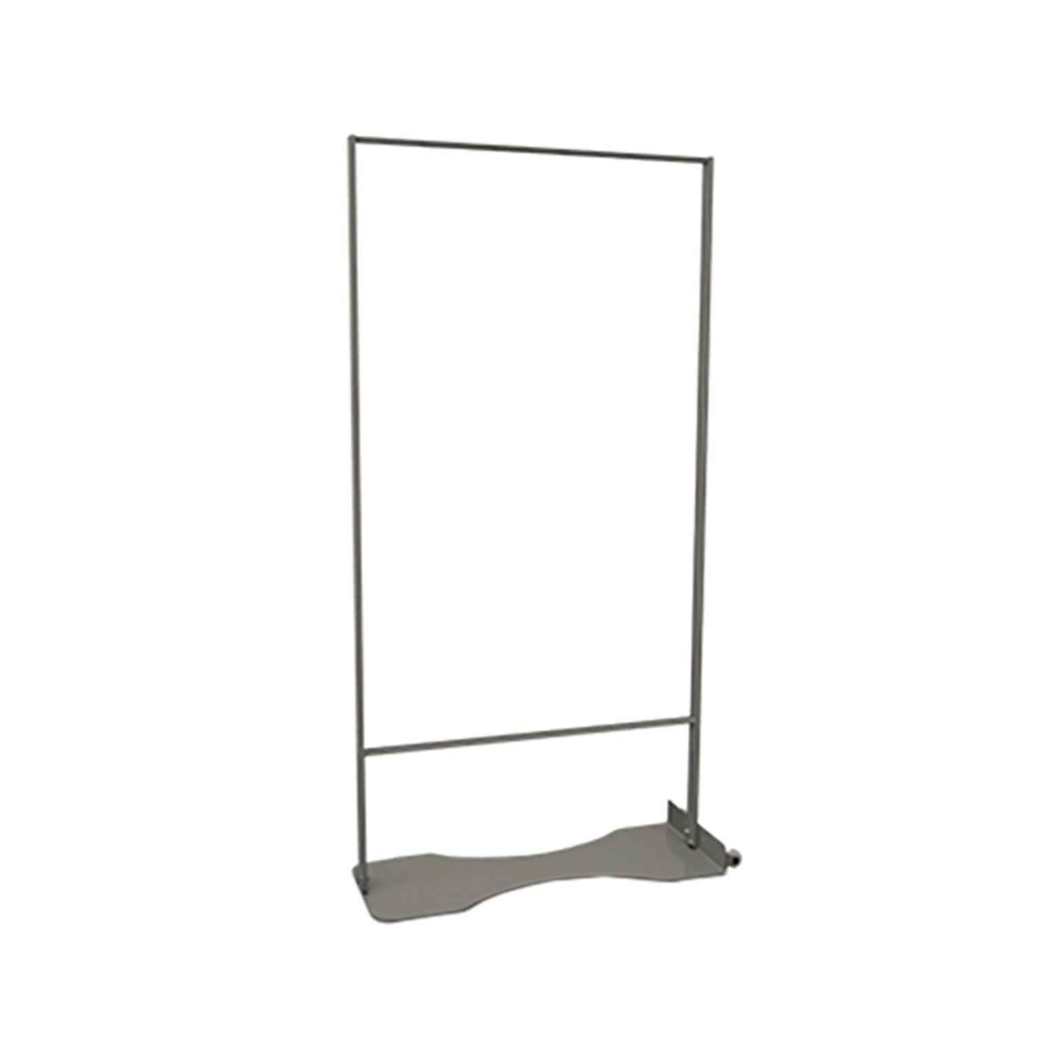 Frontline SwiftScreen SOLO Freestanding Privacy Divider, 74H x 30W, Clear (INE448531)