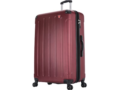 DUKAP Intely 33 Hardside Suitcase, 4-Wheeled Spinner, TSA Checkpoint Friendly, Wine (DKINT00L-WIN)