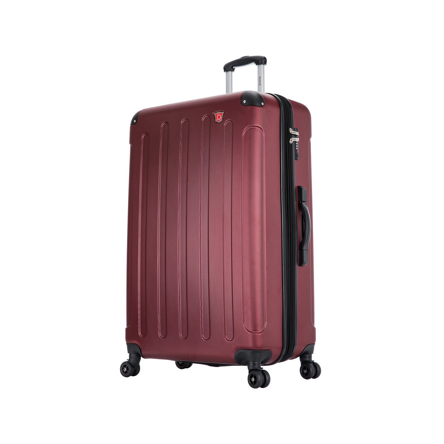 DUKAP Intely 33 Hardside Suitcase, 4-Wheeled Spinner, TSA Checkpoint Friendly, Wine (DKINT00L-WIN)