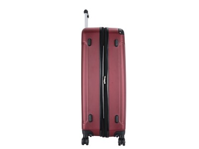DUKAP Intely 32" Hardside Suitcase, 4-Wheeled Spinner, TSA Checkpoint Friendly, Wine (DKINT00L-WIN)