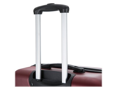 DUKAP Intely 33" Hardside Suitcase, 4-Wheeled Spinner, TSA Checkpoint Friendly, Wine (DKINT00L-WIN)