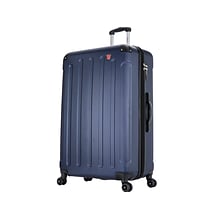 DUKAP INTELY PC/ABS Plastic 4-Wheel Spinner Luggage, Blue (DKINT00L-BLU)