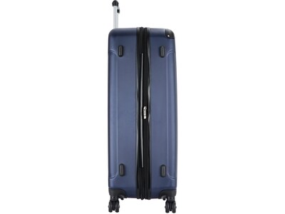 DUKAP Intely 32" Hardside Suitcase, 4-Wheeled Spinner, TSA Checkpoint Friendly, Blue (DKINT00L-BLU)