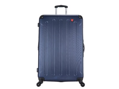 DUKAP Intely 32" Hardside Suitcase, 4-Wheeled Spinner, TSA Checkpoint Friendly, Blue (DKINT00L-BLU)