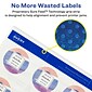 Avery Printable Laser/Inkjet Round Labels with Sure Feed, 2" Diameter, Glossy Clear, 120 Labels Per Pack (22825)