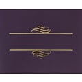 Masterpiece Studios Certificate Holders, 9.375 x 12, Plum, 5/Pack (903106)