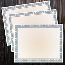 Great Papers Westminster Certificate Set, 8.5 x 11, White and Blue, 25/Pack (2015076)