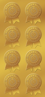 48 Pack Certificate Paper for Printing Award Metallic Gold Foil Border 8.5  x 11