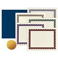Great Papers Certificate Kits, 9.375 x 12, Multicolor, 25 Kits/Pack (2013317)