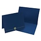 Great Papers! Classic Crest 9.38" x 12" Certificate Covers, Navy, 5/Pack (903115)