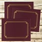 Great Papers Certificate Holders, 12", Burgundy, 3/Pack (939503)