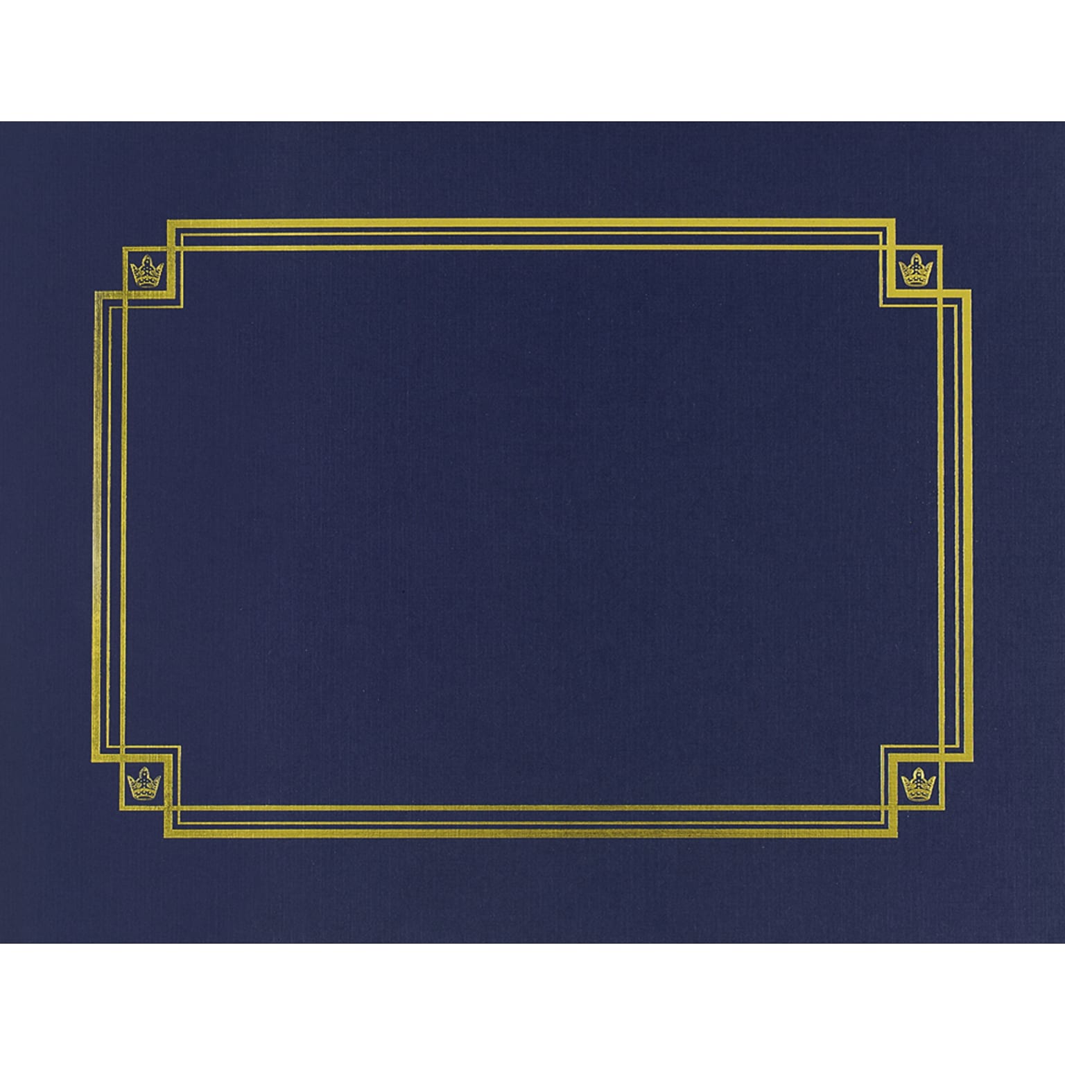 Great Papers Certificate Holders, 9.75 x 12.5, Navy, 3/Pack (938903)