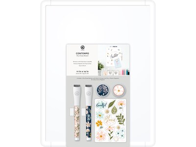 U Brands Fall Floral Contempo Dry-Erase Whiteboard, Plastic Frame, 1.17 x 0.92 (3411U00-04)