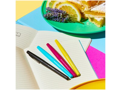 Paper Mate Sunday Brunch Scented Flair Pen, Medium Point, Assorted Ink, Dozen (2125359)