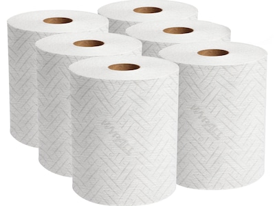 WypAll L10 Cleaning Towels, 7 x 11, White, 340 Sheets/Roll, 6 Rolls/Pack, 6/Carton (53734)