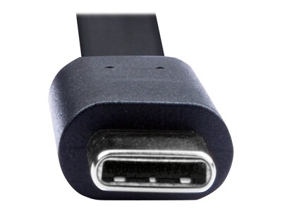 TRIPP LITE, 6FT USB-A TO 6FT USB-A TO USB C CABLE FLAT  CABLEADP USB 2.0 M/M THUNDERBOLT 3 BLACK.