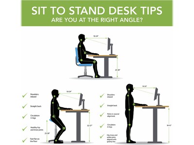 Bush Business Furniture Move 40 Series 28"-48'' Adjustable Standing Desk, White Spectrum/Cool Gray Metallic (M4S4830WPSK)
