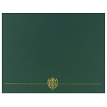 Great Papers! Classic Crest Certificate Cover, Hunter Green, 50/Pack (903118PK10)