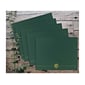 Great Papers Classic Crest Certificate Holders, 12" x 9.38", Hunter Green, 25/Pack (903118PK5)