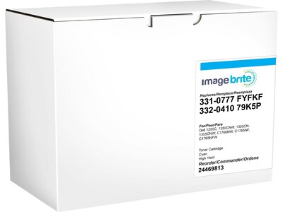 Image Brite Compatible Cyan High Yield Toner Cartridge Replacement for Dell C5GC3 (331-0777)