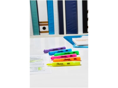 Sharpie Tank Style Highlighters, Assorted Ink Colors, Chisel Tip, Assorted  Barrel Colors, 36/Pack