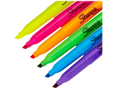 Sharpie Stick Highlighter, Chisel Tip, Assorted, 36/Pack (2133497)