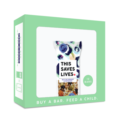 This Saves Lives, Wild Blueberry Pistachio, 1.0 oz, 12/Box (BSL00445)