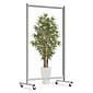 Luxor RECLAIM® Mobile Acrylic Room Divider / Sneeze Guard, Clear (MD4072A)