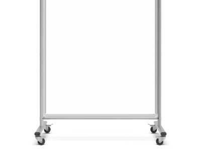 Luxor RECLAIM® Mobile Acrylic Room Divider / Sneeze Guard, Clear (MD4072A)